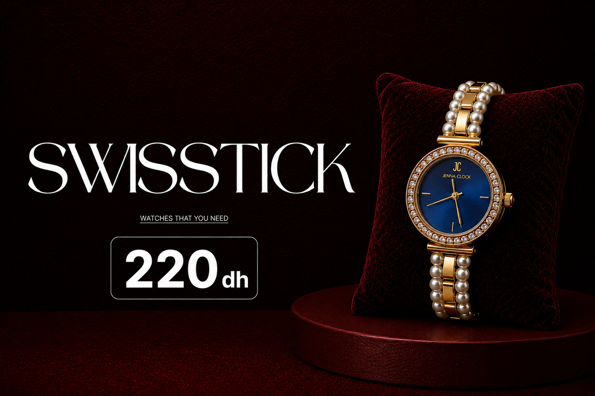 Jenna clock black