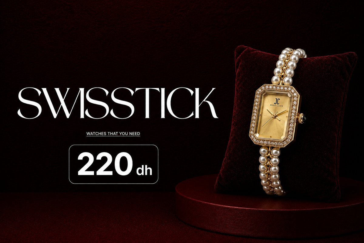 Jenna clock gold